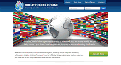 Desktop Screenshot of fidelitycheckonline.com
